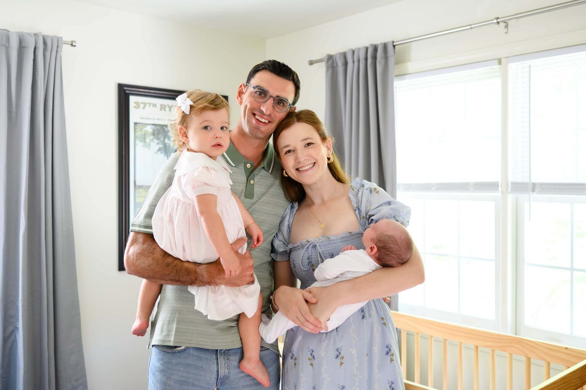 lifestyle newborn and family photographer in West Point, New York